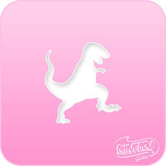 Tyrannosaurus Rex Pink Power Stencil - Silly Farm Supplies