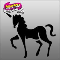 Unicorn Glitter Tattoo Stencil 10 Pack - Silly Farm Supplies