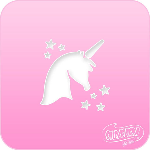 Unicorn Pink Power Stencil