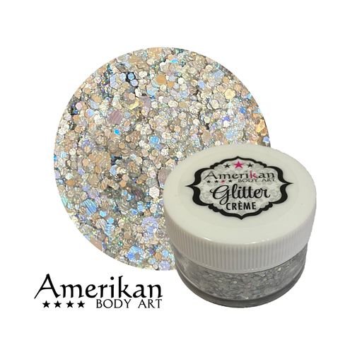 VOYAGER Glitter Creme 15g Jar by Amerikan Body Art - Silly Farm Supplies