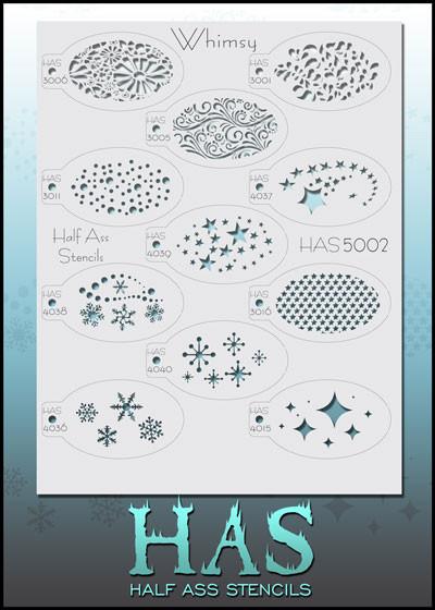 Whimsy Half Ass Stencils - Silly Farm Supplies