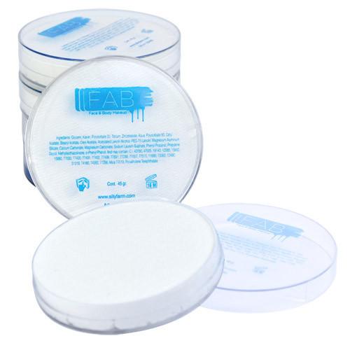 FAB face and body paint, known for its top quality and creamy consistency, dries to a smudge-proof finish once applied. Suitable for both face painting and body art, it is available in two sizes: 16gm and 45gm