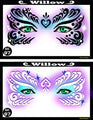 Willow Stencil Eyes Stencil