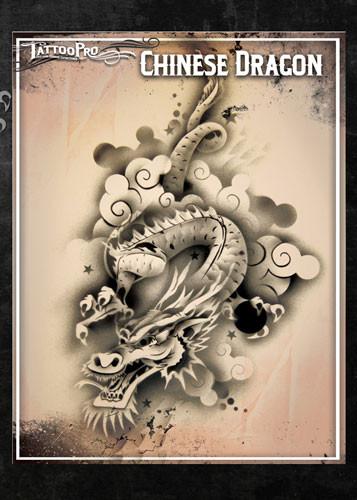 Wiser's Chinese Dragon Tattoo Pro Stencil Series 1 - Silly Farm Supplies
