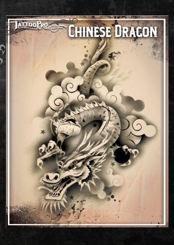 Wiser's Chinese Dragon Tattoo Pro Stencil Series 1