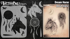 Wiser's Dream Horse Tattoo Pro Stencil Series 3 - Silly Farm Supplies