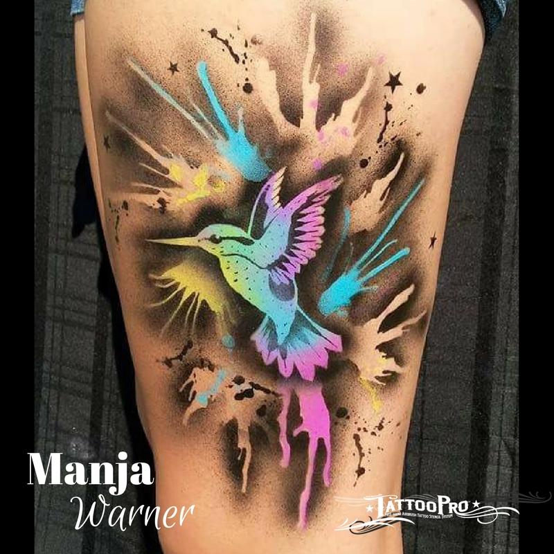 Wiser's Free Birds Tattoo Pro Stencil Series 1 - Silly Farm Supplies