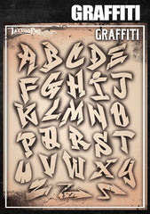 Wiser's Graffiti Airbrush Tattoo Pro Stencil Fonts - Silly Farm Supplies