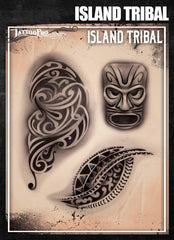 Wiser's Island Tribal Airbrush Tattoo Pro Stencil Series 6 - Silly Farm Supplies