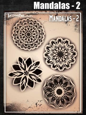 Wiser's Mandalas 2 Tattoo Pro Stencil