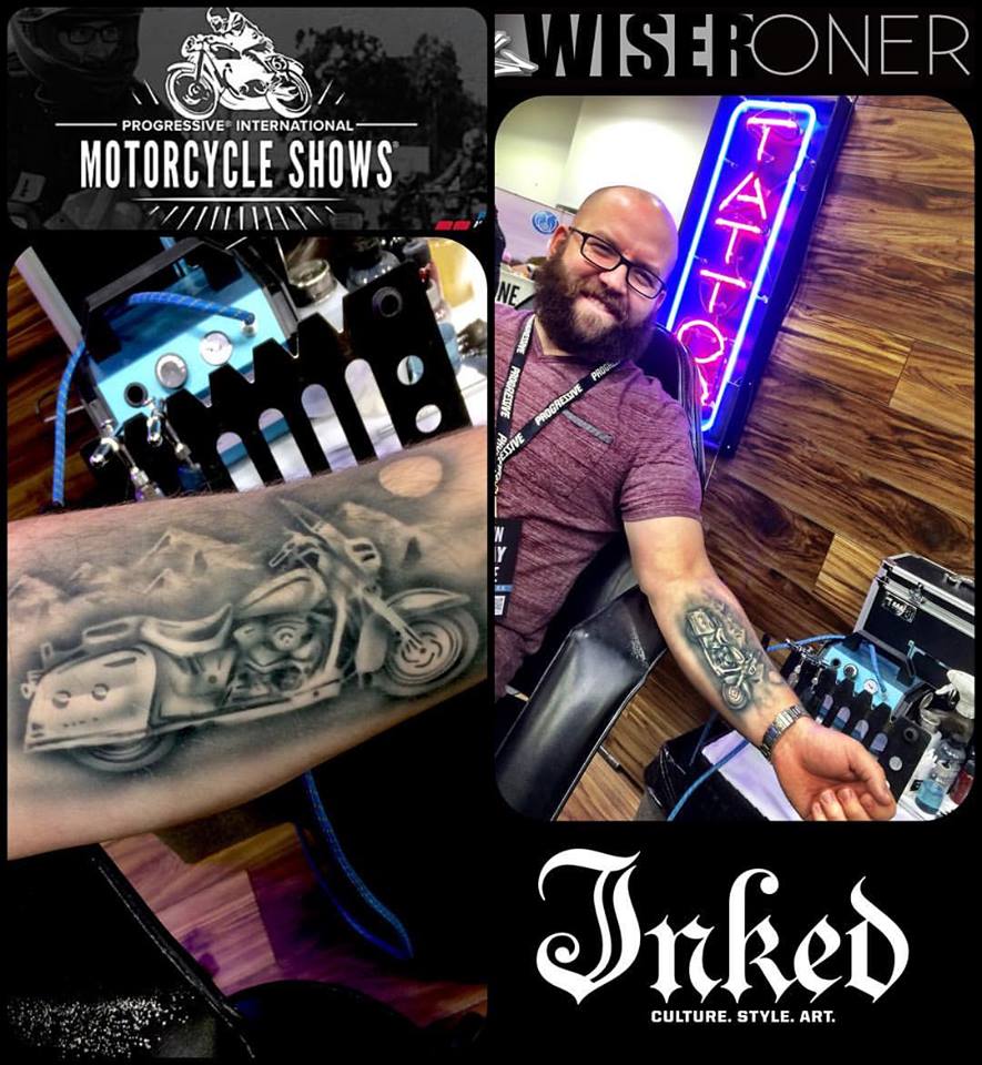 Wiser's Motorcycles Airbrush Tattoo Pro Stencil Series 4 - Silly Farm Supplies