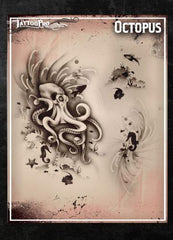Wiser's Octopus Tattoo Pro Stencil Series 1 - Silly Farm Supplies