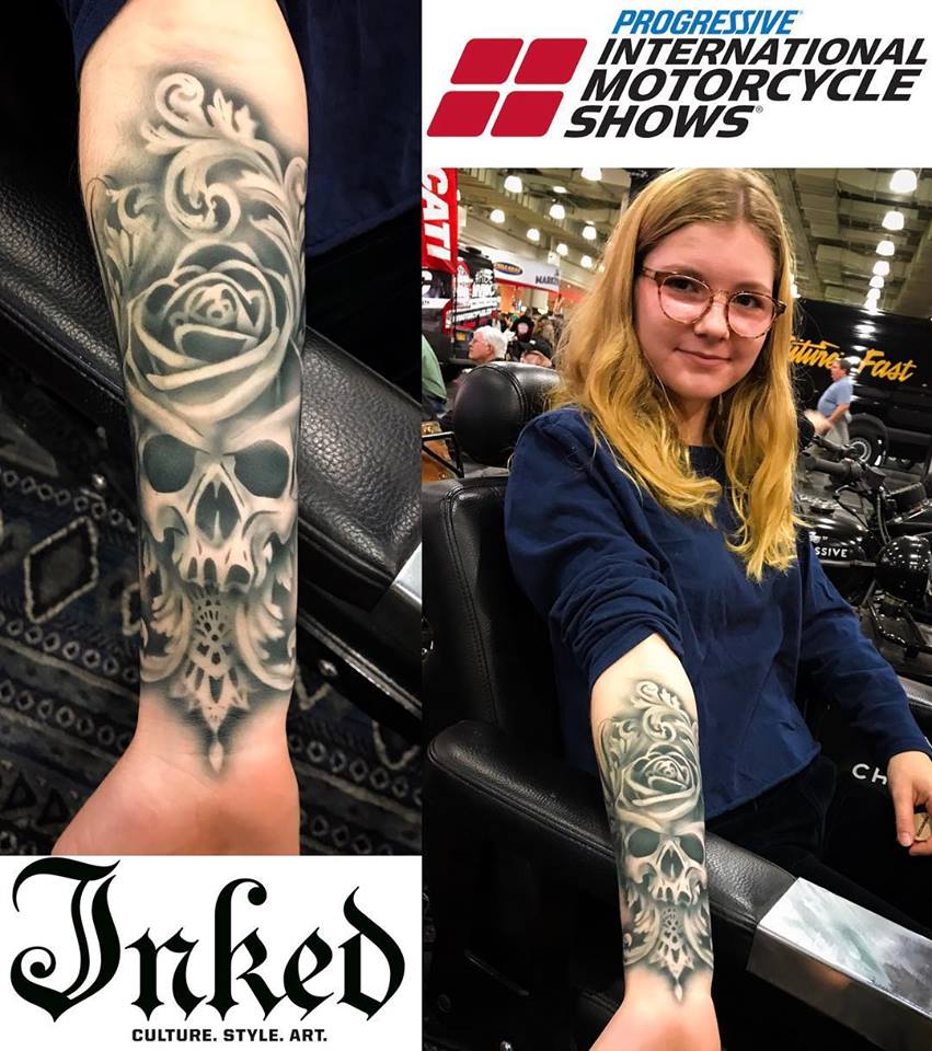 Wiser's Roses & Scrolls Tattoo Pro Stencil Series 1 - Silly Farm Supplies