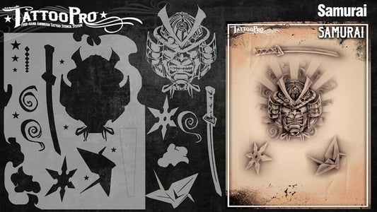 Wiser's Samurai Tattoo Pro Stencil Series 3 - Silly Farm Supplies