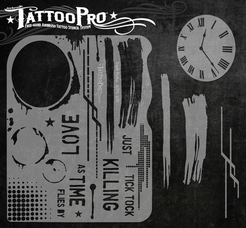 Wiser's Trash Polka Tattoo Pro Stencil Series 1 - Silly Farm Supplies