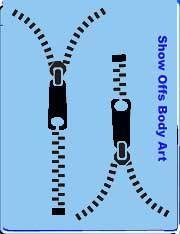 Zipper QuickEZ Stencil - Silly Farm Supplies