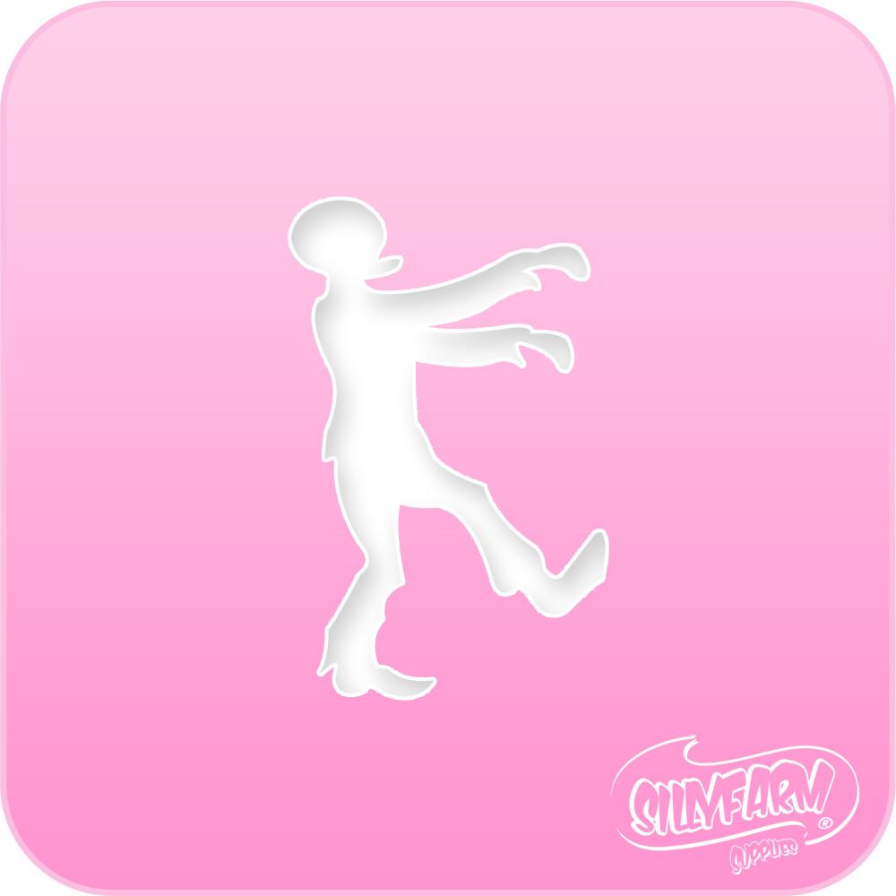 Zombie Pink Power Stencil - Silly Farm Supplies