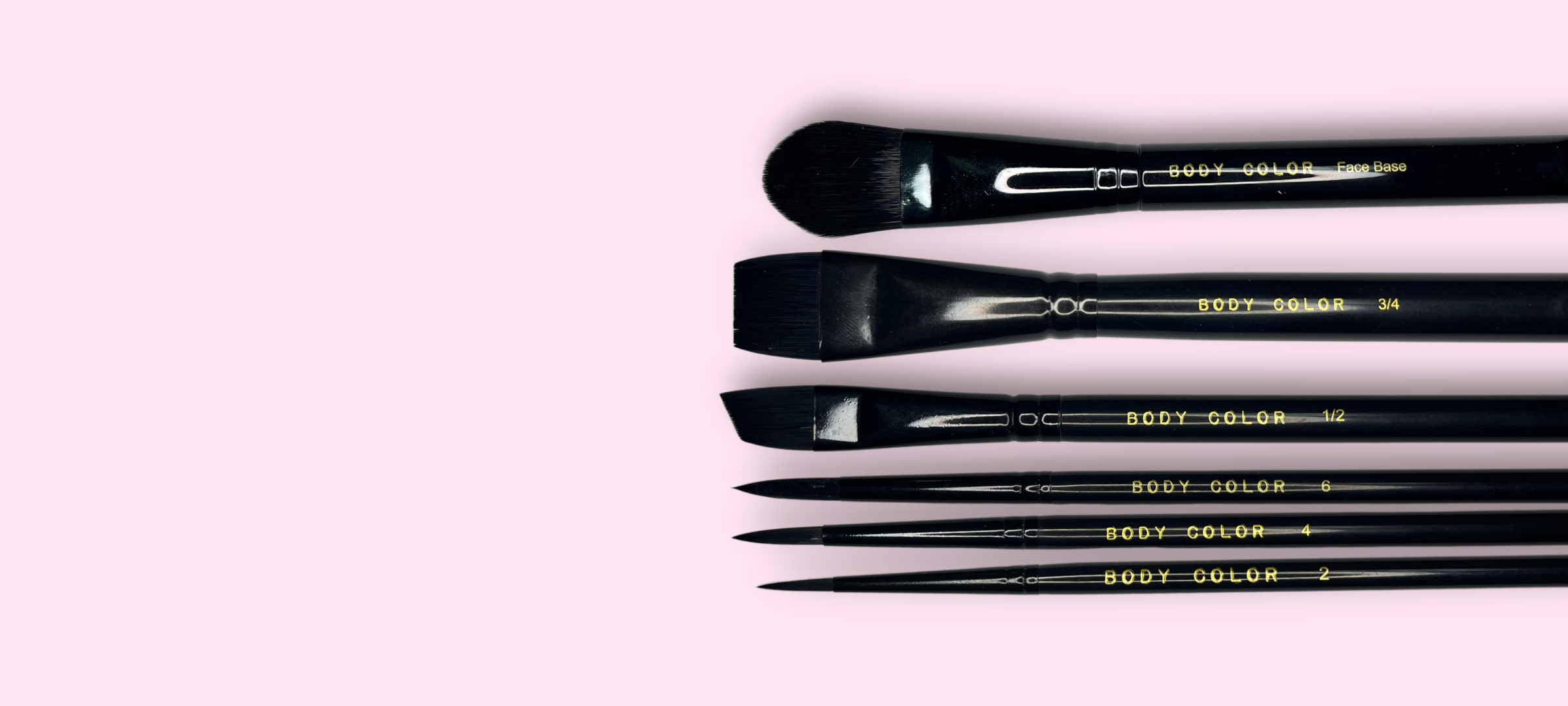 Body Color Cosmetics Stiletto Brushes