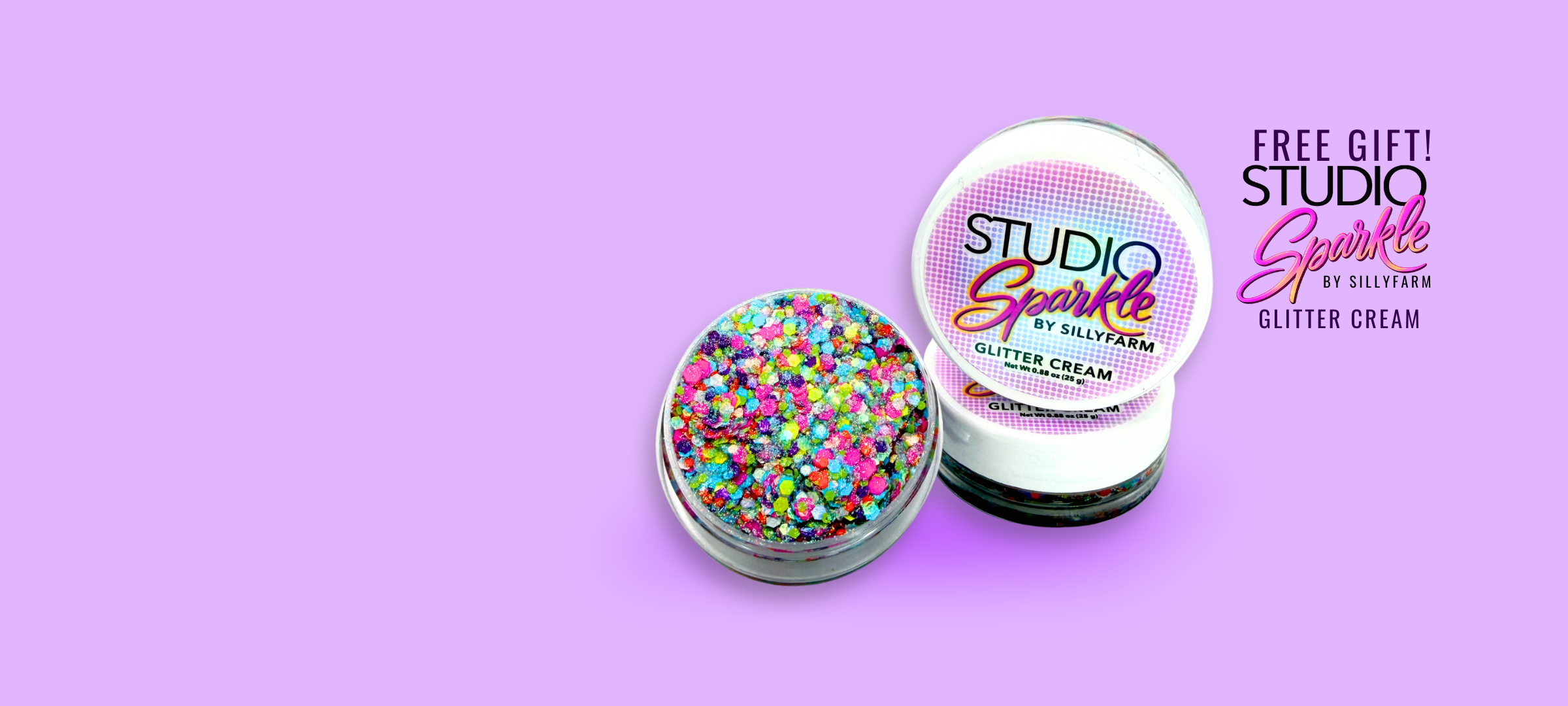 Free Studio Sparkle Glitter Cream It's Electric