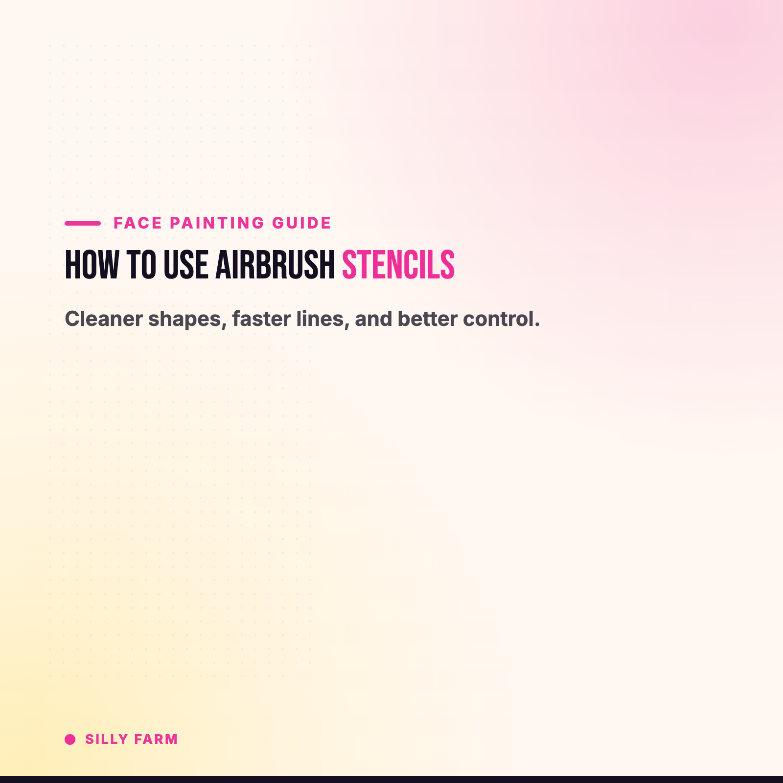 How to Use Airbrush Stencils for Face and Body Art