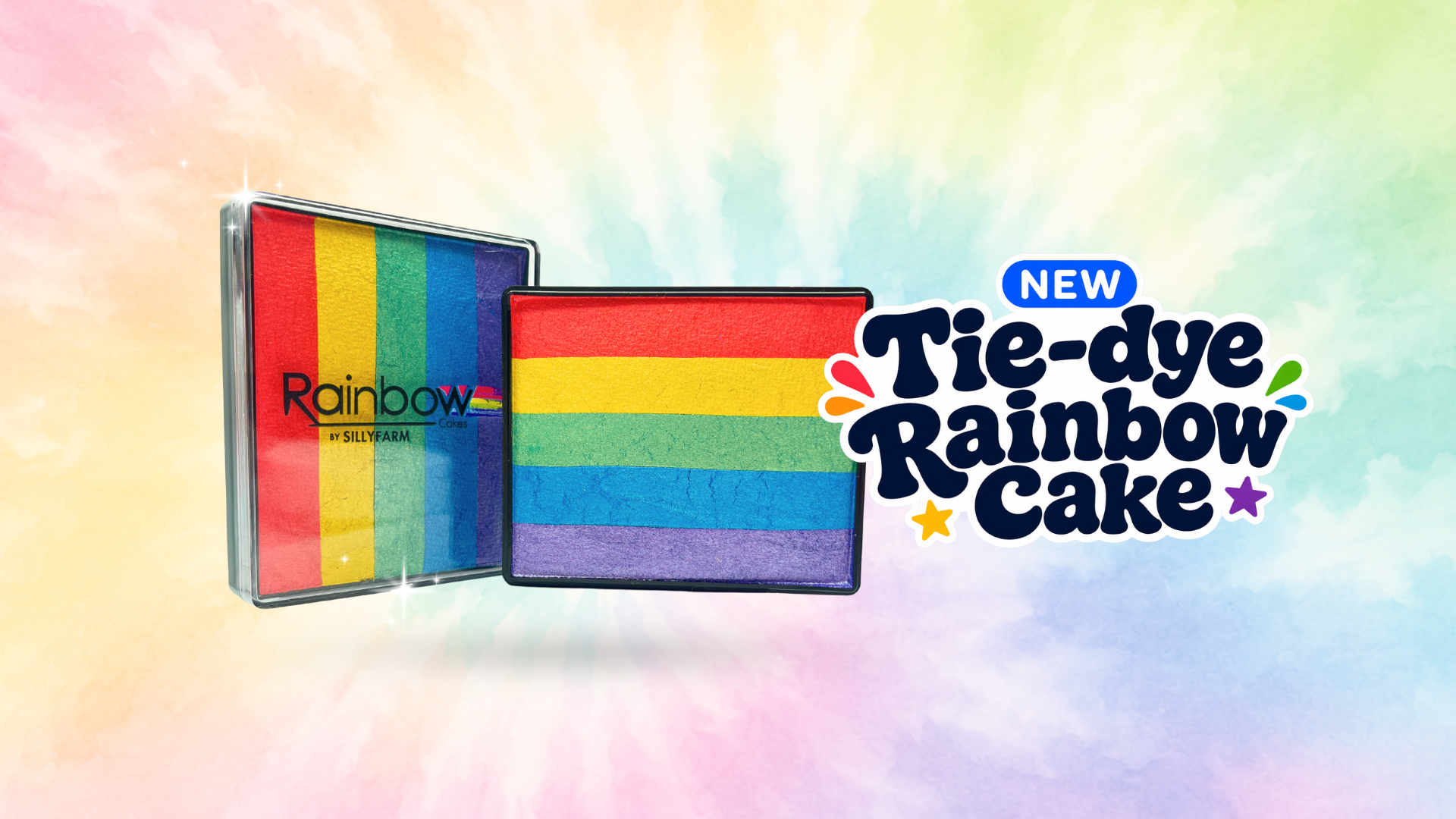Tie-Dye Rainbow Cake